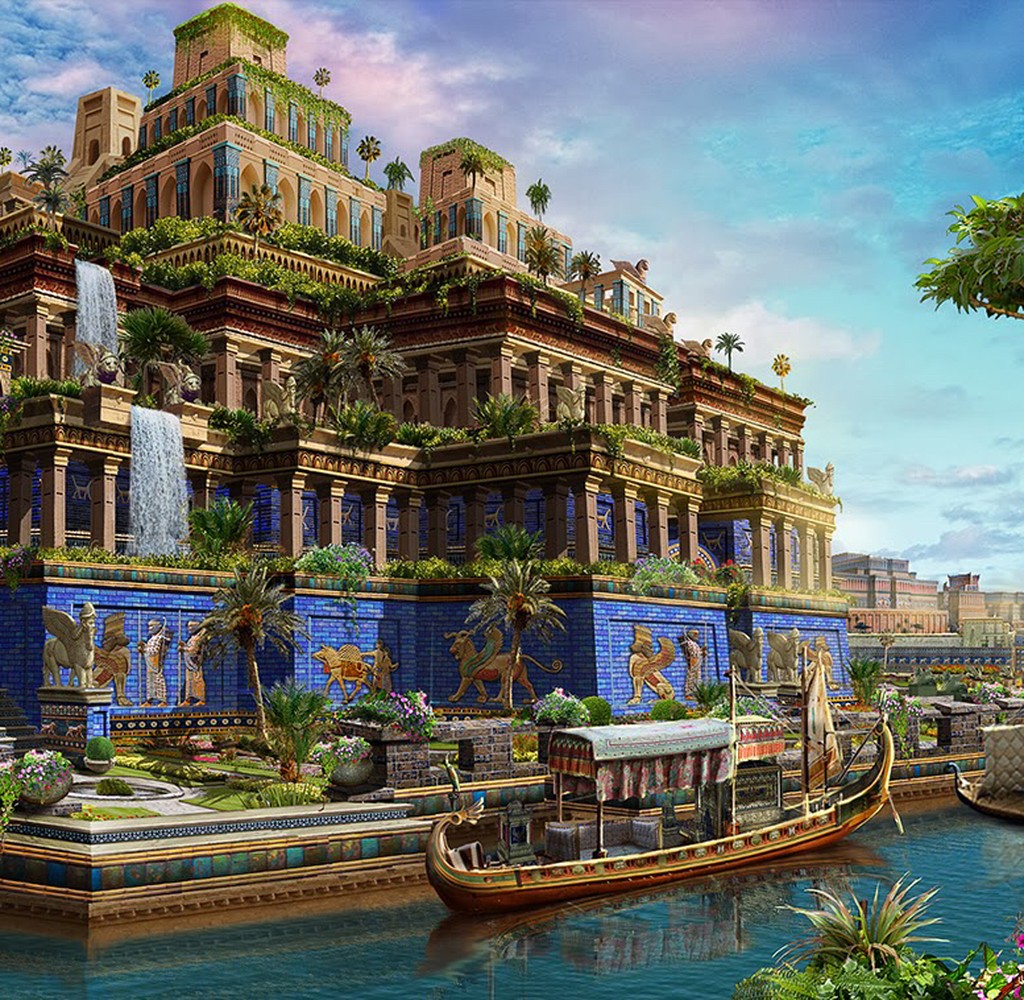 الحدائق المعلقة