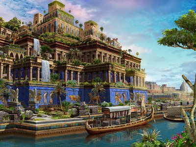 الحدائق المعلقة